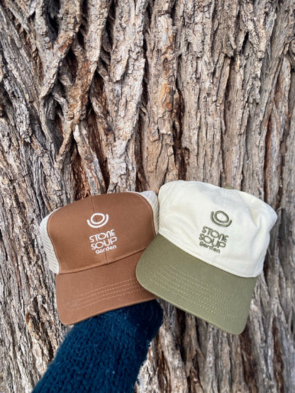 Stone Soup Trucker Hat - Brown